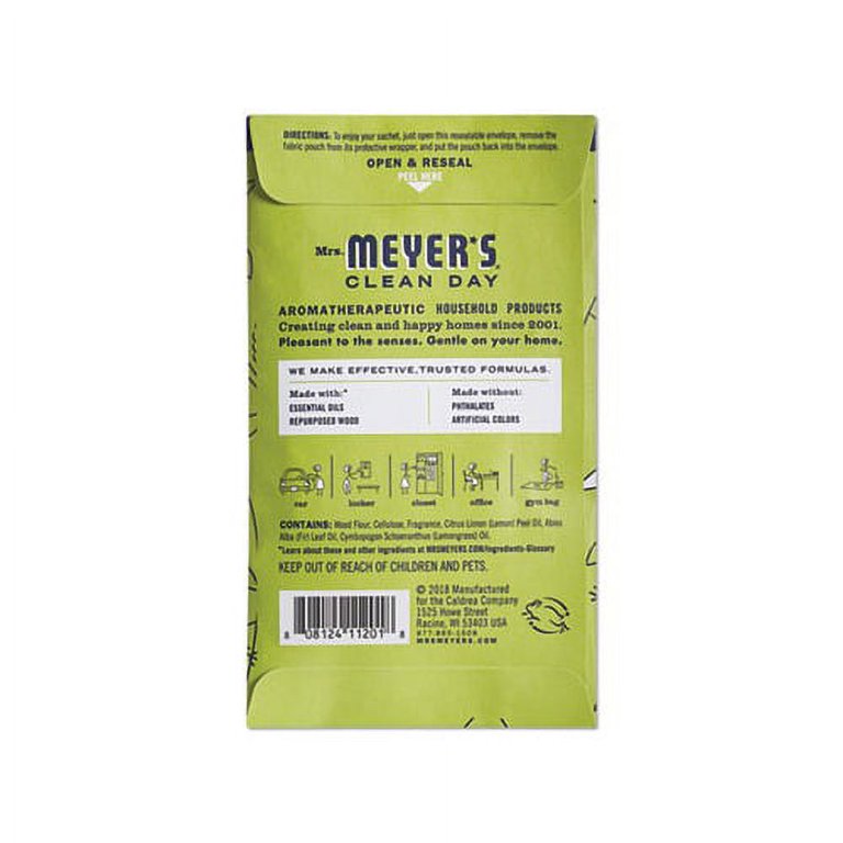 Clean Day Scent Sachets, Lemon Verbena, 0.05 lbs Sachet, 18/Carton Clean Day Scent Sachets, Lemon Verbena, 0.05 lbs Sachet, 18/Carton