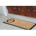 thumbnail image 3 of First Impression Rubber/Coir Molded Lucida 16-inch x 48-inch Monogrammed Doormat, 3 of 7