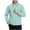 Mint Green, variant on Chiccall Mens Full Zip Jackets Waterproof Outdoor Hiking Athletic Long Sleeve Stand Collar Windbreaker with Zipper Pockets