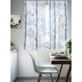 thumbnail image 4 of Blue Grey Branches Sheer Curtains for Living Room Bedroom Vintage Blue Forest Gray Sheer Curtains 72 Inch Long 2 Panels Set Light Filtering Curtain Window Treatments Drapes for Dining Room, 4 of 6