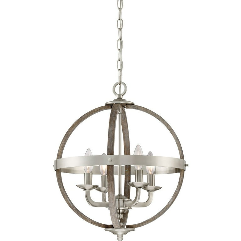Novelbright『Chandelier』 Progress Lighting Bradberry 5-Light Antique White and