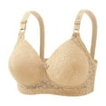 thumbnail image 2 of Yxbdin Adjustable Strap Bra for Women Comfortable Everyday Bras Wireless Full Coverage Bralettes M, 2 of 9