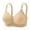 Beige, variant on Lounge Bras for Women Push Up Breathable Support Bra for Work Wireless Bra, 48D, Beige
