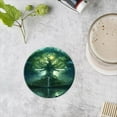 thumbnail image 4 of Bahomeck Drink Coasters Set Of 6 With Holder Colossal Tree Of Life With Roots That Reach Into The Depths Below Water Absorbent Ceramic Coasters Tabletop Protection,Suitable For Various Cup,Home Decor, 4 of 4