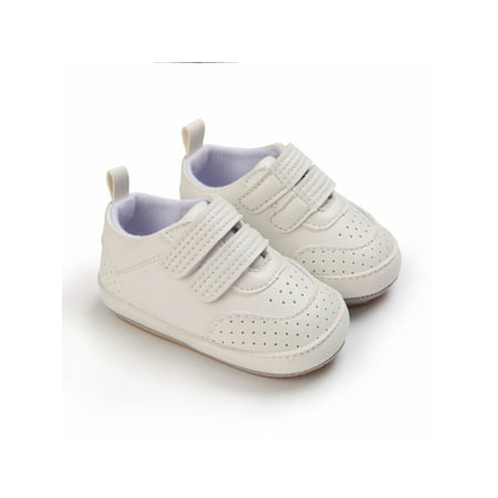 

Bellella Newborn Flats Soft Sole Moccasin Shoe Prewalker Crib Shoes Breathable Sneakers Walking White 6C