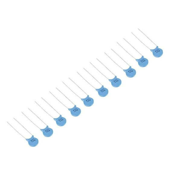 0.1uF (100nF) 500V Ceramic Disc Capacitors - Pack of 50 Pieces