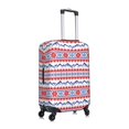 Balery Luggage Cover red blue Snow Mountain Print Suitcase Covers for