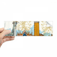 thumbnail image 1 of Italy Venice Landmark National Illustration Rectangle Bumper Sticker Notebook Window Decal, 1 of 1