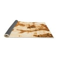 thumbnail image 2 of Ahgly Company Indoor Round Abstract Orange Modern Area Rugs, 6' Round, 2 of 4