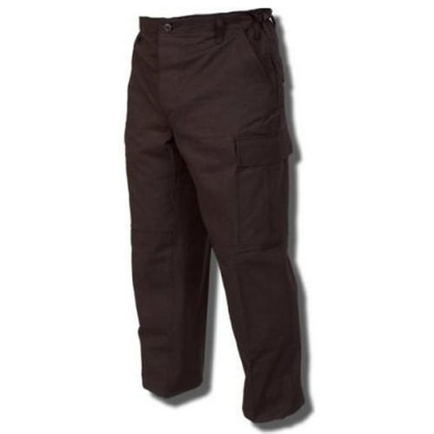 BDU Trousers Black 100% Cotton Rip-Stop, Medium Short - Walmart.com