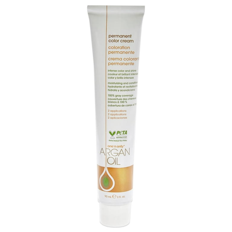 One 'N Only Argan Oil Hair Dye - Permanent Color Cream, 3 oz, 5CH