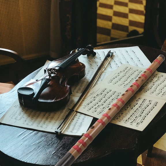 LEXSOMEO Flute Traditional Flute Musical Instrument for Beginners and Students with Clear Sound