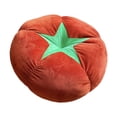 thumbnail image 1 of Cojín decorativo con forma de tomate, cómodo cojín para sentarse. Rojo, 1 of 9