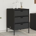 thumbnail image 1 of vidaXL Armoire de Rangement de Jardin Noire 55x59x80 cm en Rotin Poly, 1 of 5