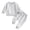 Gray, variant on LYMAYTER 2PCS Toddler Baby Sweatshirt Outfit for Boys Girls 0M-3T Infant Crewneck T-Shirt Top& Drawstring Pants Set Long Sleeve Solid Sweatsuit Set