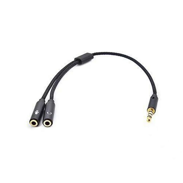 Répartiteur de Casque, Répartiteur de Casque 3.5mm 2 Adaptateur de Casque Double Construction Robuste