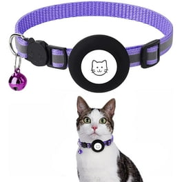 GPS Cat Collar with Holder Reflective Adjustable Collar with Bell Lightweight Tracker for Cats Kittens and Puppies Find Your Feline with Cat GPS Walmart