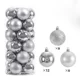 thumbnail image 3 of 24 bolas navideñas de 3/4/6 cm, bolas grandes para árbol de Navidad, adornos colgantes para decoración de fiesta de Año Nuevo 2025, accesorios para regalos de Navidad, 3 of 5
