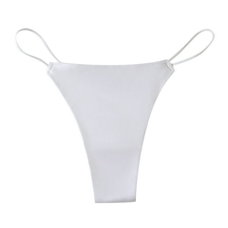 Xiaoxatg Women s Panties Women Sports Fitness Underwear Sexy Thin Sling Ice Silk Seamless Mid Waist T Pants Underwear Lane Swim 28