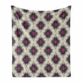 thumbnail image 1 of Colorful Soft Flannel Fleece Throw Blanket, Colorful Prehistoric Folkloric Motif Ornate First Nation, Cozy Plush for Indoor and Outdoor Use, 60" x 80", Multicolor, by Ambesonne, 1 of 6