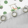 thumbnail image 4 of Homewish Golf Ball Sports Black Out Curtains,Ball Game Gaming Curtains Pack of 2 (42x63 Each),White Green Bedroom Curtains For Boys Teens,Ultra Soft Home Decor, 4 of 6