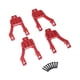 thumbnail image 2 of Soportes de amortiguador para coche RC Accesorios de actualización para coche RC Soportes de amortiguador ajustables Rojo, 2 of 9