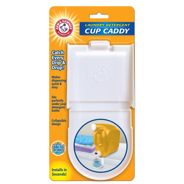 Arm & Hammer Flat Folding Laundry Detergent Cup Caddy