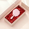 thumbnail image 3 of RAGUPEL Hand Mirrors with Handle,Mirror with Round Panel 5.1"*3.1"*0.8" Small Mirror,Rose Shape Handheld Mirror,Pink, 3 of 7