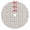 White Christmas Tree, variant on Christmas Tree Skirt,White Christmas Tree and Ornament Pattern Christmas Tree Decor with Red Ribbon Ties,Round Shape,Christmas Decorations for Home 30"x30"