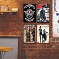 thumbnail image 3 of Póster Música Placa Metal Vintage Pintura Hierro Rectangular 20x30cm 4 Uds., 3 of 9