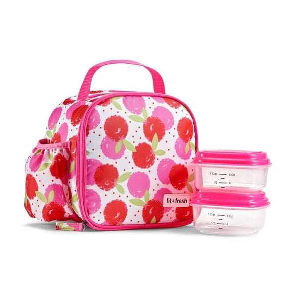 Medport 386KFF1431 Sac Fit & Fresh Sydney à Pois, Rouge