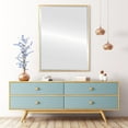 thumbnail image 3 of Singapore Framed Rectangle Mirror - Gold Leaf - 21" x 25", 3 of 7