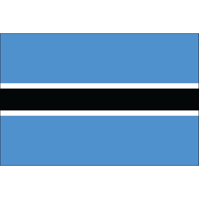 Botswana 3' x 5' Indoor Polyester Country Flag