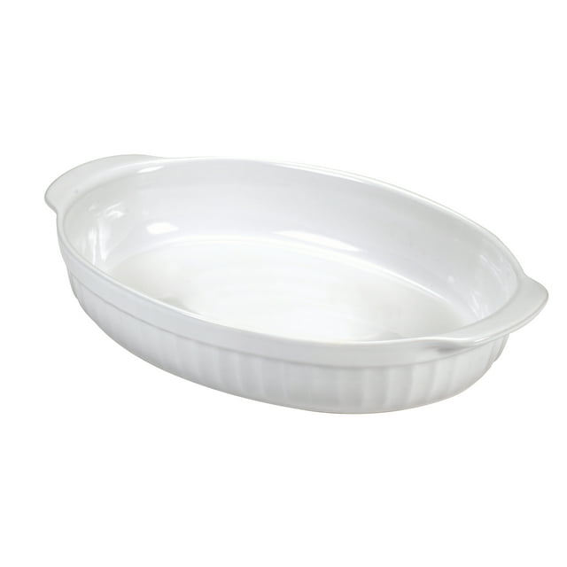 Molde Ovalado Ceramica Para Hornear Cocinar 36 Cm