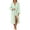 Y28 Green, variant on Mifsaly Plush Bathrobes for Women Hooded Absorbent Waffle Knit Spa Robe with Belt and Pockets Pink,Free Size