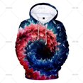 thumbnail image 3 of Sudadera con capucha con estampado geométrico en 3D de Helix para hombre y mujer, ropa de calle informal a la moda, estilo Harajuku, de manga larga, 3 of 5
