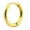gold, variant on Unisex Titanium Stainless Steel Small Round Hoop Sleeper Earrings Jewelry Punk-02 Blue/1 pair-2.5*10mm