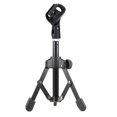 thumbnail image 1 of Labymos MS-12 Mini Trépied de Bureau Pliable Réglable avec Support de Micro Clip MC3 pour Réunions Conférences Podcasts, 1 of 8