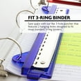 thumbnail image 4 of BAZIC Desktop Portable Paper Punch 3 Hole 1/4" w/ 10" Ruler Guide, 12-Pack, 4 of 7