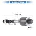 thumbnail image 6 of Unique Bargains 2pcs Front Inner Tie Rod Ends Kit Suspension Steering Tie Rod End for Acura TL for Acura TSX No.EV80210, 6 of 6