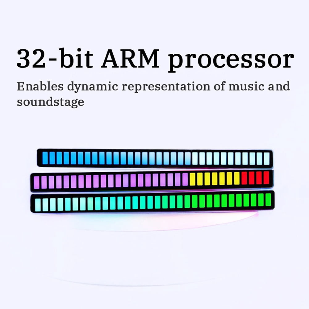 Buy RGB Voice-Activated Pickup Rhythm Light, Creative Colorful Sound ...