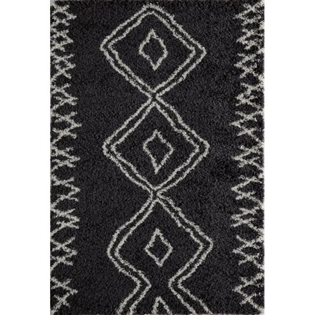Momeni Maya 3'11" X 5'7" Contemporary Rug in Black