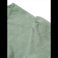 thumbnail image 4 of Vestido Corte A Escote en V Verde L, 4 of 10