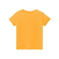 thumbnail image 5 of Fesfesfes Shirts for 2025 Summer and Spring Preschool Children's Fashion Round Neck Short Sleeve School Season Printed T-shirt Shirt for Boys Girls(Yellow,3 Years), 5 of 6