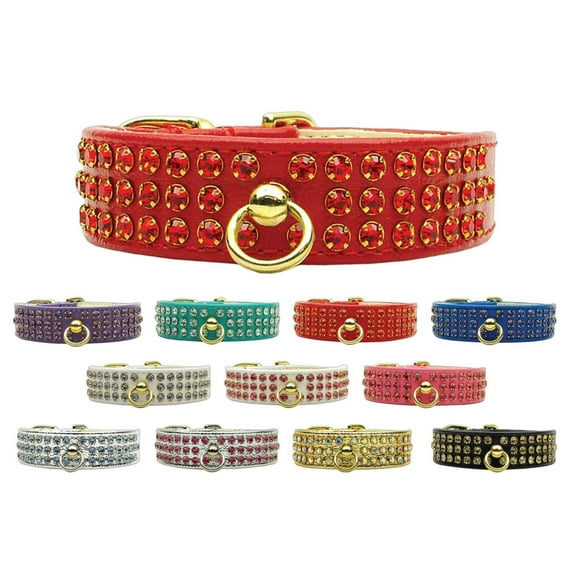 Dog, Puppy Pet Collar, "Manhattan Rhinestone"