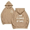 thumbnail image 4 of I Am A Child Of God Hoodies for Women 2025 Cute Y2K Graphic Christian Hoodie Pockets Hooded Sweatshirt Women Pullover, 4 of 6