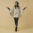 thumbnail image 6 of Tickled Pink Women's Khaki Elsa Bow Cape, 6 of 8