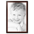 thumbnail image 2 of ArtToFrames 24" x 37" Matte mahogany Diploma Picture Frame, 24x37 inch Brown Wood Poster Frame (WOM-5108), 2 of 7
