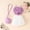 k-1158Purple2303, variant on SONGGE Toddler Baby Girls Mesh Floral Sleeveless Tops Split Shorts & Mini Purse Set 3Pcs Summer Beach Outfit Sets Cartoon Birthday Clothes Sets