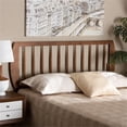 thumbnail image 3 of Baxton Studio Norman Walnut Finished Wood King Size Headboard, 3 of 8